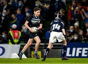 11 December 2021; Action from Portlaoise RFC against Navan RFC during the Bank of Ireland Half-Time Minis at the Heineken Champions Cup Pool A match between Leinster and Bath at Aviva Stadium in Dublin. Photo by Harry Murphy/Sportsfile