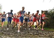 12 December 2021; A general view of the Senior Men's 10,000m final during the SPAR European Cross Country Championships Fingal-Dublin 2021 at the Sport Ireland Campus in Dublin. Photo by Seb Daly/Sportsfile