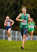 12 December 2021; Scott Fagan of Ireland competes in the U20 Men's 6000m final during the SPAR European Cross Country Championships Fingal-Dublin 2021 at the Sport Ireland Campus in Dublin. Photo by Seb Daly/Sportsfile
