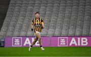 18 December 2021; Eoghan Nolan of Shelmaliers celebrates scoring a late free during the AIB Leinster GAA Football Senior Club Championship Semi-Final match between Shelmaliers and Naas at Croke Park in Dublin. Photo by Ray McManus/Sportsfile