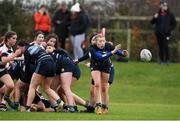 18 December 2021; Alex O'Connor of Navan RFC in action against Enniscorthy RFC during the Bank of Ireland Leinster Rugby U16 Girls' Plate Final match between Navan RFC and Enniscorthy RFC at Carlow IT in Carlow. Photo by Matt Browne/Sportsfile