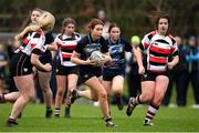 18 December 2021; Ellie Flynn of Navan RFC in action against Enniscorthy RFC during the Bank of Ireland Leinster Rugby U16 Girls' Plate Final match between Navan RFC and Enniscorthy RFC at Carlow IT in Carlow. Photo by Matt Browne/Sportsfile