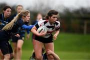 18 December 2021; A general view of the action during the Bank of Ireland Leinster Rugby U16 Girls' Plate Final match between Navan RFC and Enniscorthy RFC at Carlow IT in Carlow. Photo by Matt Browne/Sportsfile