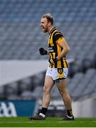 18 December 2021; James Cash of Shelmaliers celebrates a point during the AIB Leinster GAA Football Senior Club Championship Semi-Final match between Shelmaliers and Naas at Croke Park in Dublin. Photo by Seb Daly/Sportsfile