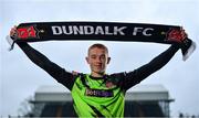 7 January 2022; Dundalk new signing Nathan Shepperd is unveiled at Oriel Park in Dundalk, Louth. Photo by Seb Daly/Sportsfile