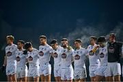 13 January 2022; Kildare players observe a minute's silence for the late Ashling Murphy before the O'Byrne Cup Group C match between Carlow and Kildare at Netwatch Cullen Park in Carlow. Photo by Eóin Noonan/Sportsfile