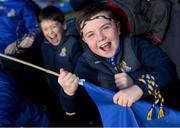 16 January 2022; Young St Finbarr's supporters celebrate an early goal during the AIB Munster GAA Football Senior Club Championship Final match between Austin Stacks and St Finbarr's at Semple Stadium in Thurles, Tipperary. Photo by Stephen McCarthy/Sportsfile