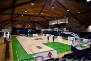 18 January 2022; A general view of the National Basketball Arena before the Pinergy Basketball Ireland U16 C Girls Schools Cup Final match between Pipers Hill College, Naas, Kildare, and St Louis SS, Dundalk, Louth, at the National Basketball Arena in Dublin. Photo by Ben McShane/Sportsfile