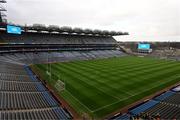 29 January 2022; A general view of the pitch before the Allianz Football League Division 1 match between Dublin and Armagh at Croke Park in Dublin. Photo by Ray McManus/Sportsfile