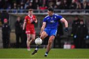 30 January 2022; Dessie Ward of Monaghan during the Allianz Football League Division 1 match between Tyrone and Monaghan at O'Neill's Healy Park in Omagh, Tyrone. Photo by Brendan Moran/Sportsfile