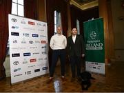 4 February 2022; Eamonn Byrne, left, and Martin Gordon during the Paralympics Ireland Tokyo 2020 Awards at Dublin Castle in Dublin. Photo by David Fitzgerald/Sportsfile