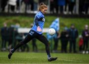 5 February 2022; Aoife McAuliffe of CLG Naomh Jude during the 2021 currentaccount.ie All-Ireland Ladies Junior Club Football Championship Final match between Mullinahone LGF, Tipperary and CLG Naomh Jude, Dublin at Baltinglass GAA in Baltinglass, Wicklow. Photo by Matt Browne/Sportsfile