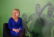 7 February 2022; FAI independent director Catherine Guy during the official launch of the FAI Strategy 2022-2025 at HBV Studios in Dublin. Photo by Stephen McCarthy/Sportsfile