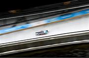 8 February 2022; Elsa Desmond of Ireland during the Women's Luge event on day four of the Beijing 2022 Winter Olympic Games at Sliding Park in Yanqing, China. Photo by Ramsey Cardy/Sportsfile