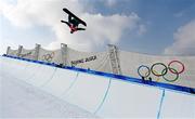 9 February 2022; Scotty James of Australia during the Men's Snowboard Halfpipe Qualification event on day five of the Beijing 2022 Winter Olympic Games at Genting Snow Park in Zhangjiakou, China. Photo by Ramsey Cardy/Sportsfile