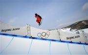 9 February 2022; Leilani Ettel of Germany during the Women's Snowboard Halfpipe Qualification event on day five of the Beijing 2022 Winter Olympic Games at Genting Snow Park in Zhangjiakou, China. Photo by Ramsey Cardy/Sportsfile