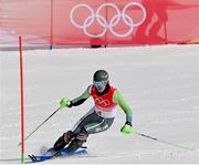 10 February 2022; Jack Gower of Ireland during the Men's Alpine Combined Slalom event on day six of the Beijing 2022 Winter Olympic Games at National Alpine Skiing Centre in Yanqing, China. Photo by Ramsey Cardy/Sportsfile