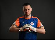 8 February 2022; Goalkeeper Brendan Clarke during a Shelbourne FC squad portrait session at AUL Complex in Clonsaugh, Dublin. Photo by Stephen McCarthy/Sportsfile