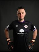 8 February 2022; Goalkeeper Brendan Clarke during a Shelbourne FC squad portrait session at AUL Complex in Clonsaugh, Dublin. Photo by Stephen McCarthy/Sportsfile