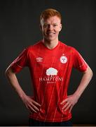 8 February 2022; Shane Farrell during a Shelbourne FC squad portrait session at AUL Complex in Clonsaugh, Dublin. Photo by Stephen McCarthy/Sportsfile