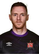 10 February 2022; Goalkeeper Peter Cherrie during a Dundalk FC squad portrait session at Oriel Park in Dundalk, Louth. Photo by Ben McShane/Sportsfile