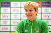 11 February 2022; Manager Vera Pauw during her Republic of Ireland Women squad announcement press conference at FAI Headquarters in Abbotstown, Dublin. Photo by Stephen McCarthy/Sportsfile