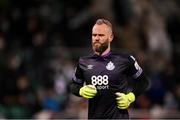 11 February 2022; Shamrock Rovers goalkeeer Alan Mannus during the FAI President's Cup match between Shamrock Rovers and St Patrick's Athletic at Tallaght Stadium in Dublin. Photo by Stephen McCarthy/Sportsfile