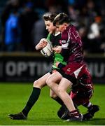 11 February 2022; Action from the Bank of Ireland Half-Time Minis match between Portarlington FC and Birr RFC at half-time of the United Rugby Championship match between Leinster and Edinburgh at the RDS Arena in Dublin. Photo by Sam Barnes/Sportsfile