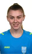 13 February 2022; Mia Dodd during a DLR Waves squad portraits session at the UCD Bowl in Belfield, Dublin. Photo by Stephen McCarthy/Sportsfile