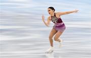 15 February 2022; Madeline Schizas of Canada during the Women Single Skating Short Program event on day 11 of the Beijing 2022 Winter Olympic Games at Capital Indoor Stadium in Beijing, China. Photo by Ramsey Cardy/Sportsfile