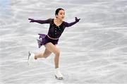 15 February 2022; Yi Zhu of China during the Women Single Skating Short Program event on day 11 of the Beijing 2022 Winter Olympic Games at Capital Indoor Stadium in Beijing, China. Photo by Ramsey Cardy/Sportsfile