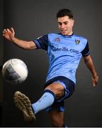 12 February 2022; Evan Osam during a UCD AFC squad portraits session at the UCD Bowl in Belfield, Dublin. Photo by Stephen McCarthy/Sportsfile