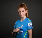 13 February 2022; Robyn Bolger during a DLR Waves squad portraits session at the UCD Bowl in Belfield, Dublin. Photo by Stephen McCarthy/Sportsfile