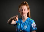 13 February 2022; Robyn Bolger during a DLR Waves squad portraits session at the UCD Bowl in Belfield, Dublin. Photo by Stephen McCarthy/Sportsfile