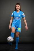 13 February 2022; Sarah McKevitt during a DLR Waves squad portraits session at the UCD Bowl in Belfield, Dublin. Photo by Stephen McCarthy/Sportsfile