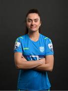 13 February 2022; Sarah McKevitt during a DLR Waves squad portraits session at the UCD Bowl in Belfield, Dublin. Photo by Stephen McCarthy/Sportsfile