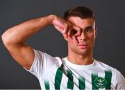 15 February 2022; Vilius Labutis during the Bray Wanderers FC squad portraits session at The Royal Hotel in Bray, Wicklow. Photo by Sam Barnes/Sportsfile