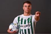 15 February 2022; Vilius Labutis during the Bray Wanderers FC squad portraits session at The Royal Hotel in Bray, Wicklow. Photo by Sam Barnes/Sportsfile