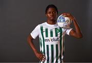 15 February 2022; Ugo Annynzekwue during the Bray Wanderers FC squad portraits session at The Royal Hotel in Bray, Wicklow. Photo by Sam Barnes/Sportsfile