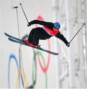 17 February 2022; Nico Porteous of New Zealand during the Mens Freeski Halfpipe Qualification event on day 13 of the Beijing 2022 Winter Olympic Games at Genting Snow Park in Zhangjiakou, China. Photo by Ramsey Cardy/Sportsfile