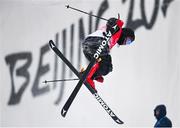 17 February 2022; Gus Kenworthy of Great Britain during the Mens Freeski Halfpipe Qualification event on day 13 of the Beijing 2022 Winter Olympic Games at Genting Snow Park in Zhangjiakou, China. Photo by Ramsey Cardy/Sportsfile