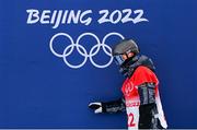 17 February 2022; Seung Hun Lee of Korea during the Mens Freeski Halfpipe Qualification event on day 13 of the Beijing 2022 Winter Olympic Games at Genting Snow Park in Zhangjiakou, China. Photo by Ramsey Cardy/Sportsfile