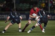 11 February 2022; Jean Kleyn of Munster during the United Rugby Championship match between Glasgow Warriors and Munster at Scotstoun Stadium in Glasgow, Scotland. Photo by Paul Devlin/Sportsfile