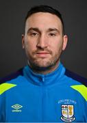 21 February 2022; Goalkeeping coach Ian Bolger during a Athlone Town AFC squad portrait session at Athlone Town Stadium in Athlone. Photo by Piaras Ó Mídheach/Sportsfile