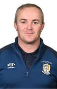 24 February 2022; Manager Tommy Hewitt during an Athlone Town Women squad portrait session at Athlone Town Stadium in Athlone. Photo by Harry Murphy/Sportsfile