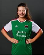 24 February 2022; Leah Murphy poses for a portrait during a Cork City Women squad portrait session at Bishopstown Stadium in Cork. Photo by Eóin Noonan/Sportsfile