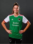 24 February 2022; Kelly Leahy poses for a portrait during a Cork City Women squad portrait session at Bishopstown Stadium in Cork. Photo by Eóin Noonan/Sportsfile