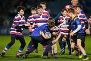 25 February 2022; Action between North Kildare RFC and Ratoath RFC during Bank of Ireland Half-Time Minis at the United Rugby Championship match between Leinster and Emirates Lions at RDS Arena in Dublin. Photo by Seb Daly/Sportsfile