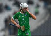 26 February 2022; Muireann Creamer of Limerick after the Littlewoods Ireland Camogie League Division 1 Round 2 match between Cork and Limerick at Páirc Ui Chaoimh in Cork. Photo by Eóin Noonan/Sportsfile