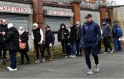 27 February 2022; Kildare selector Dermot Earley arrives for the Allianz Football League Division 1 match between Kildare and Dublin at St Conleth's Park in Newbridge, Kildare. Photo by Piaras Ó Mídheach/Sportsfile